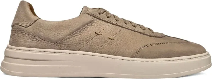 Panther leather sneakers