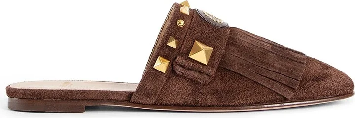 Pantofole in camoscio