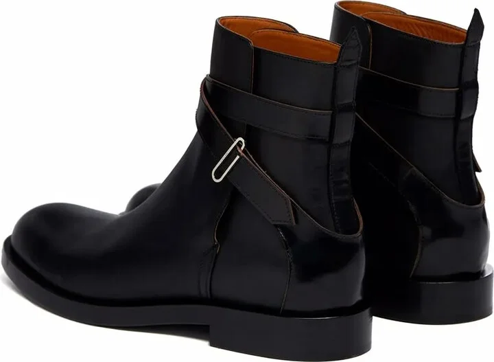 Paperclip-Detail Ankle Boots - Image 3