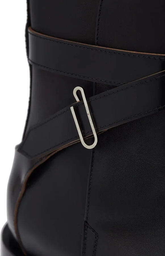 Paperclip-Detail Ankle Boots - Image 5