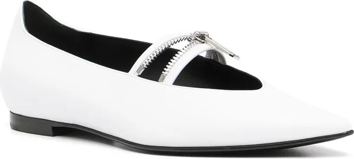 Paperclip-Detail Ballerina Shoes - Image 2