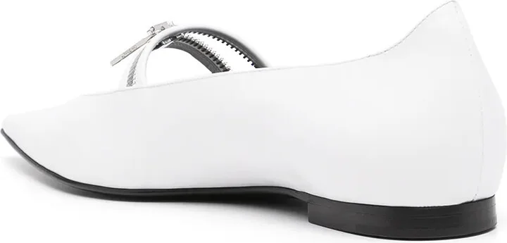 Paperclip-Detail Ballerina Shoes - Image 3