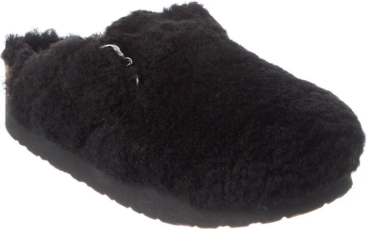 Papillio By Birkenstock Boston Big Buckle Narrow Shearling Clog