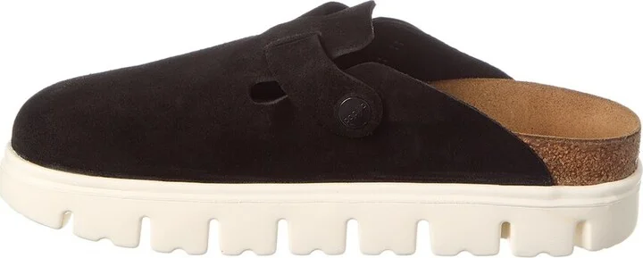 Papillio By Birkenstock Boston Chunky Narrow Suede Clog - Image 2