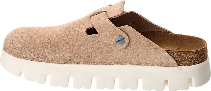Papillio By Birkenstock Boston Chunky Narrow Suede Clog - Image 2