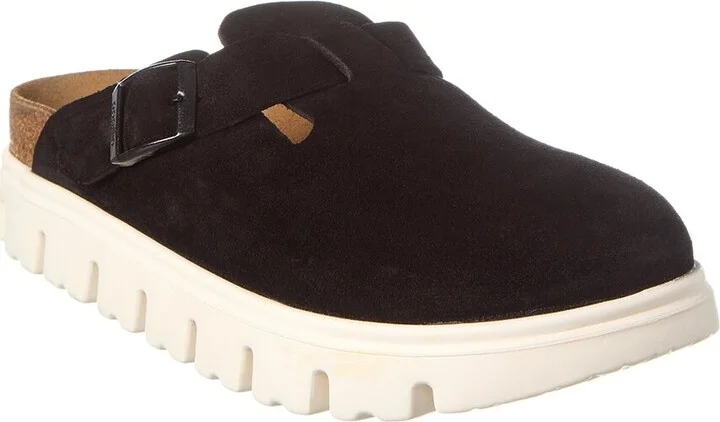 Papillio By Birkenstock Boston Chunky Narrow Suede Clog
