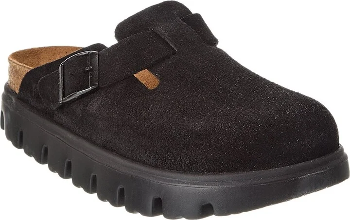 Papillio By Birkenstock Boston Chunky Narrow Suede Clog
