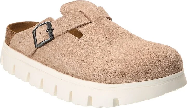Papillio By Birkenstock Boston Chunky Narrow Suede Clog