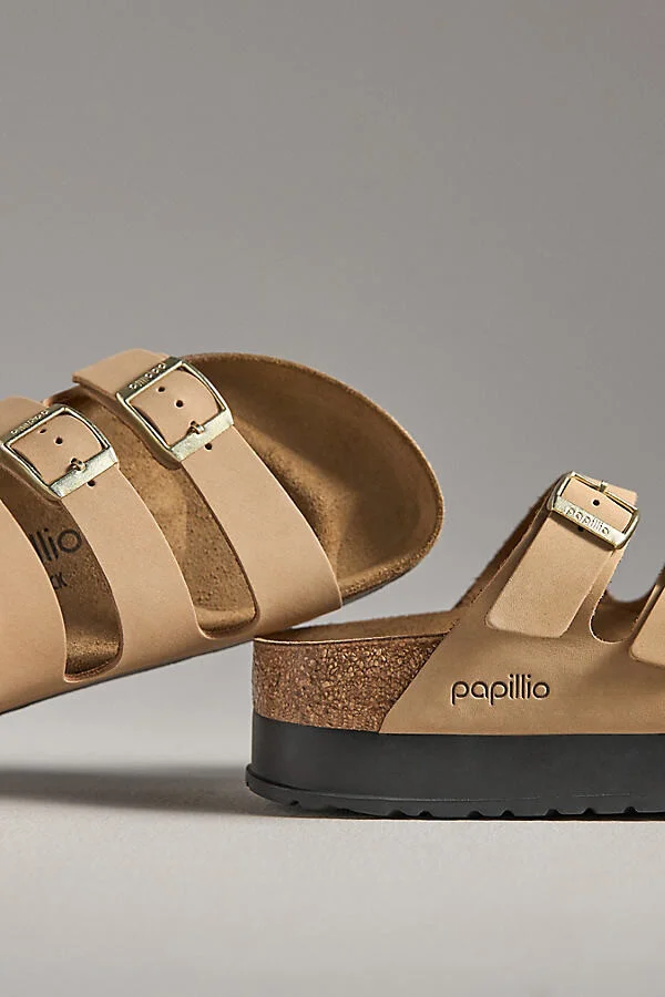 Papillio by Birkenstock Florida Flex Platform Triple-Strap Sandals - Image 3