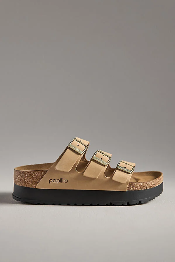Papillio by Birkenstock Florida Flex Platform Triple-Strap Sandals
