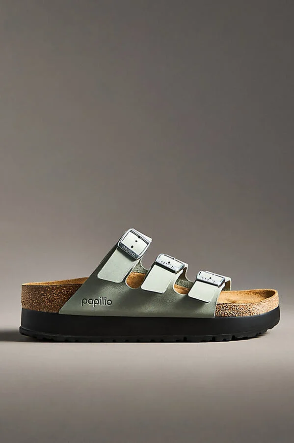 Papillio by Birkenstock Florida Flex Platform Triple-Strap Sandals