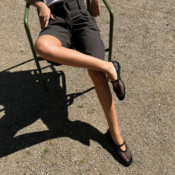 Papillion Ballerina, Black Mesh - Image 2