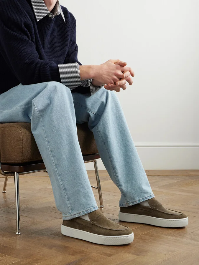 Paqueboat Suede Penny Loafers - Image 2