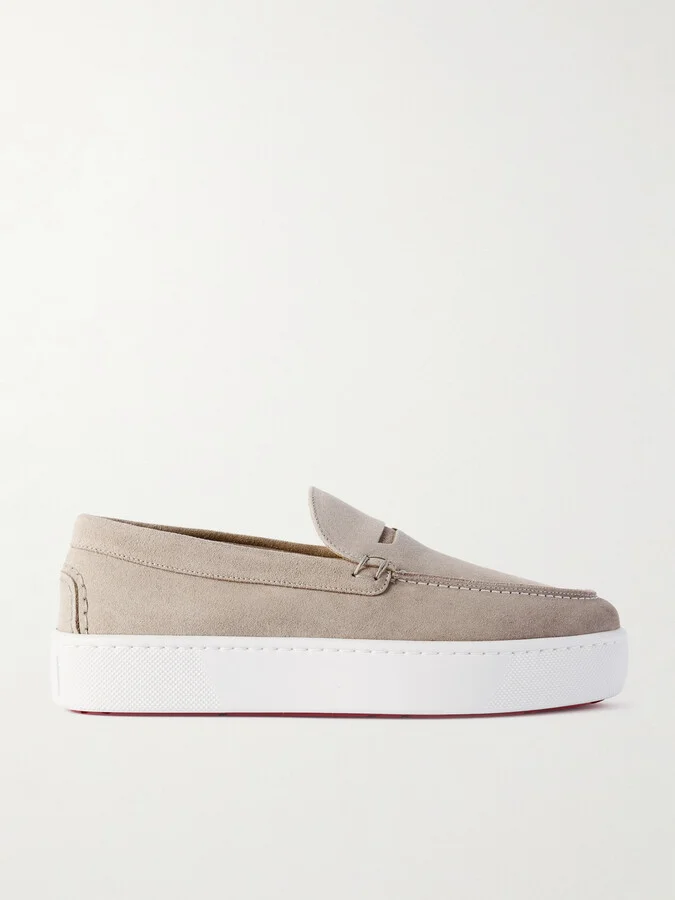 Paqueboat Suede Penny Loafers