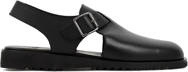 Paraboot Buckle Detailed Slingback Flat Sandals