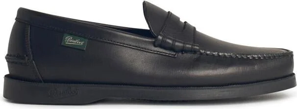 Paraboot 'Coraux' Black Leather Loafers