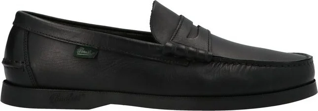 Paraboot Logo Label Round Toe Loafers