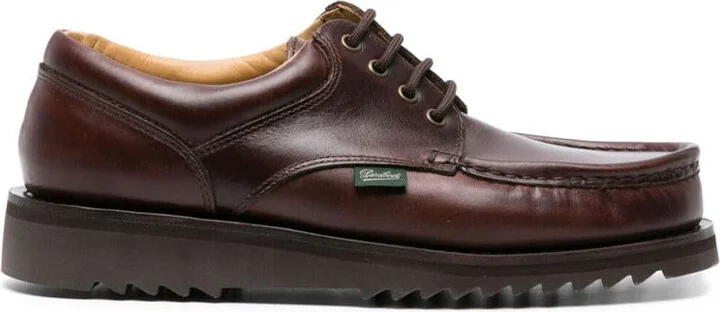 Paraboot Thiers Smooth Leather Boat Shoes