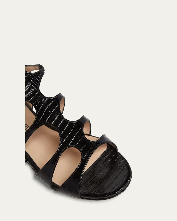 Paradis Knee-High Gladiator Sandals - Image 4