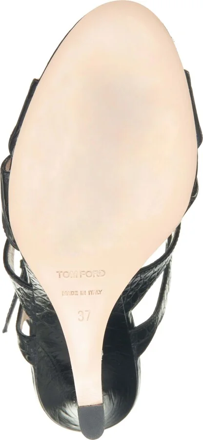 Paradise Cage Croc Embossed Sandal - Image 6