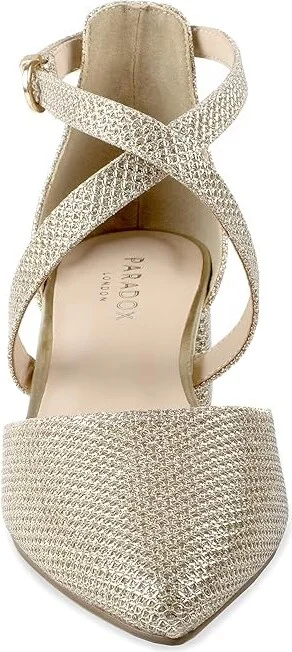 Paradox London Francis High Women's Heels Champagne : 11 M, Synthetic - Image 5