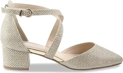 Paradox London Francis High Women's Heels Champagne : 11 M, Synthetic - Image 6