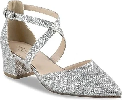 Paradox London Francis High Women's Heels Silver : 10 M, Synthetic