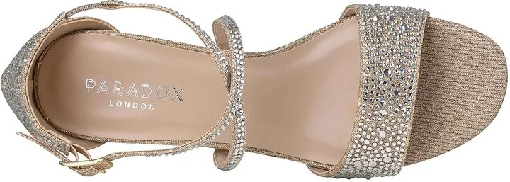 Paradox London Ines Women's Shoes Champagne : 6.5 M, Textile - Image 2