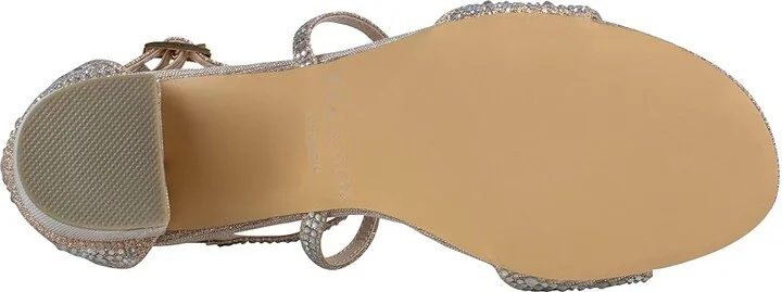 Paradox London Ines Women's Shoes Champagne : 6.5 M, Textile - Image 3