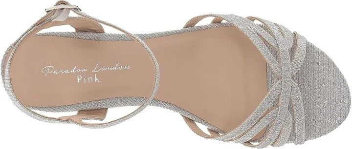 Paradox London Winslow Women's Shoes Silver : 8.5 W, Textile - Image 3