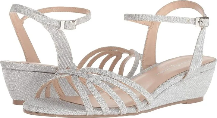 Paradox London Winslow Women's Shoes Silver : 8.5 W, Textile