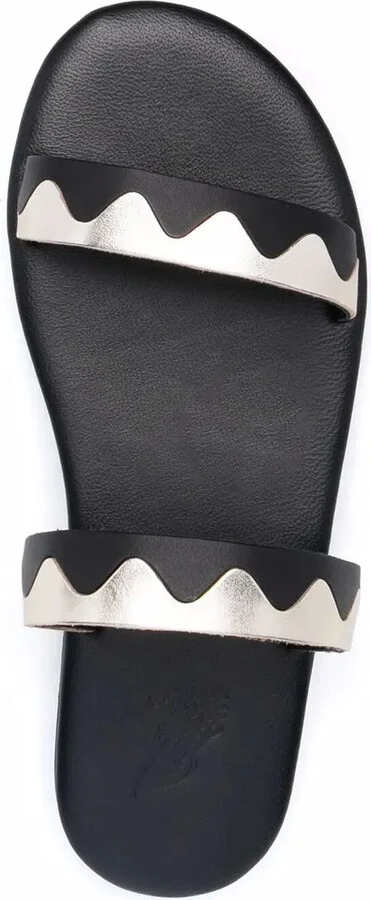 Paralia zigzag-band leather sandals - Image 4