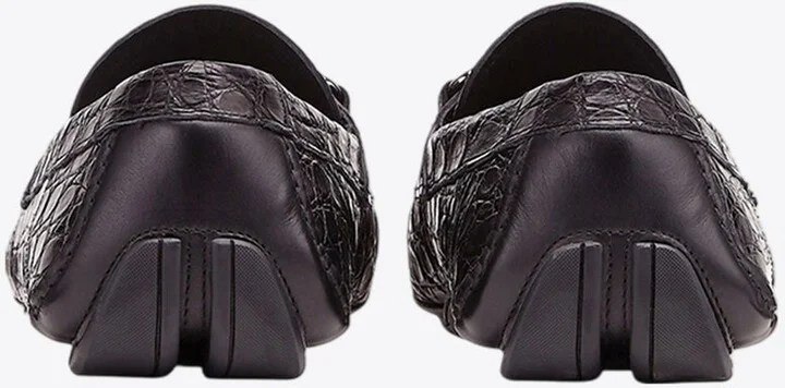 Parigi Croc-Embossed Leather Loafers - Image 2