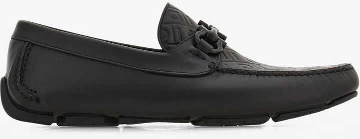 Parigi Gancini Jacquard Driving Loafers