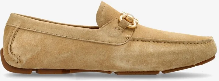 Parigi Gancini Suede Loafers