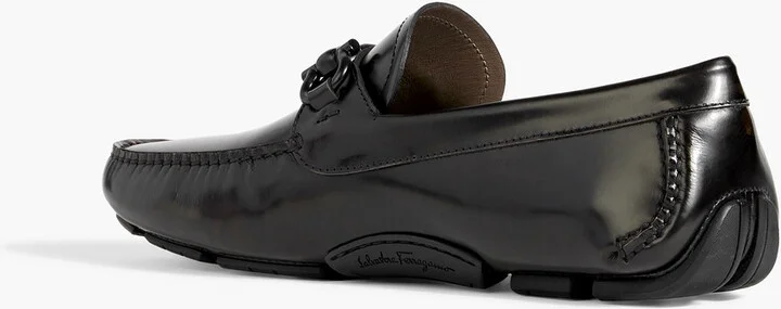 Parigi glossed-leather driving shoes - Image 3