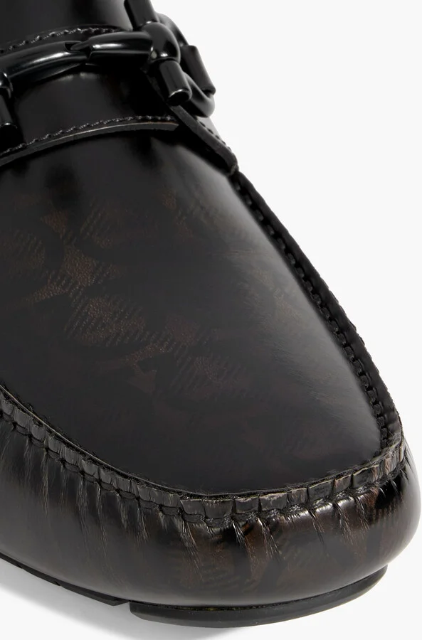 Parigi glossed-leather driving shoes - Image 4