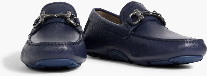 Parigi pebbled-leather loafers - Image 2