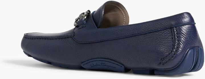 Parigi pebbled-leather loafers - Image 3
