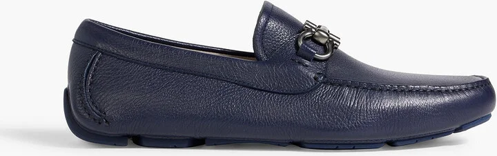 Parigi pebbled-leather loafers