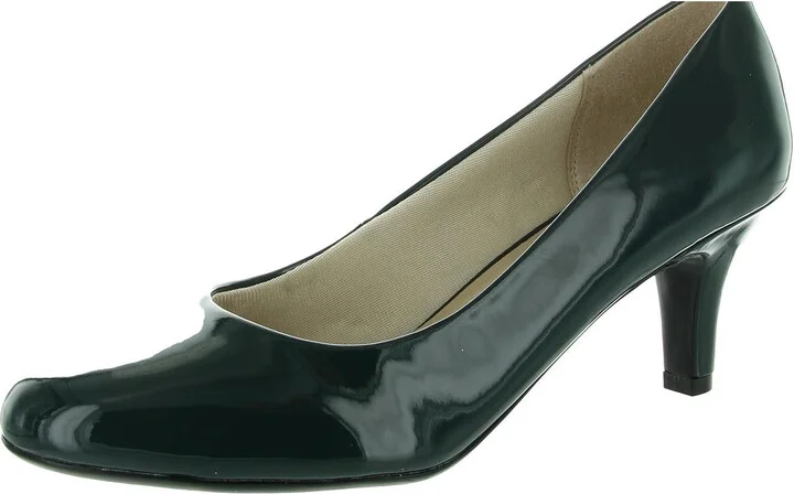 Parigi Womens Faux Leather Heels Pumps