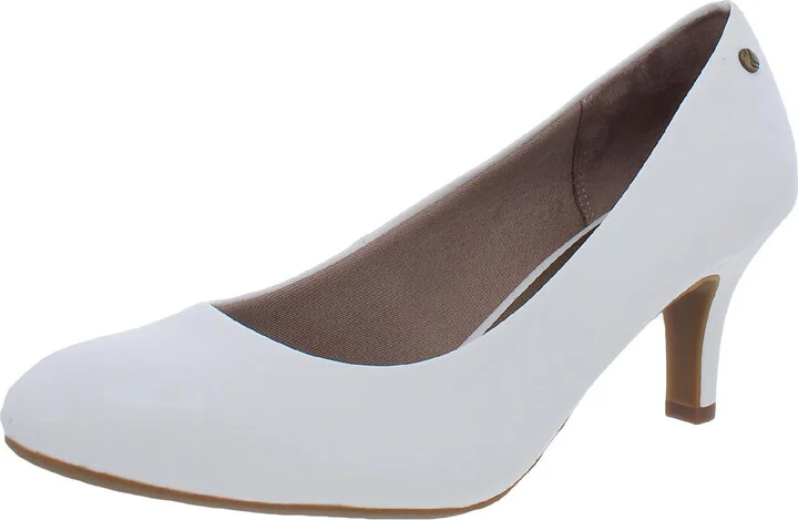 Parigi Womens Slip On Kitten Heels