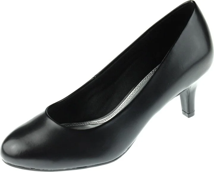 Parigi Womens Slip On Round Toe Heels