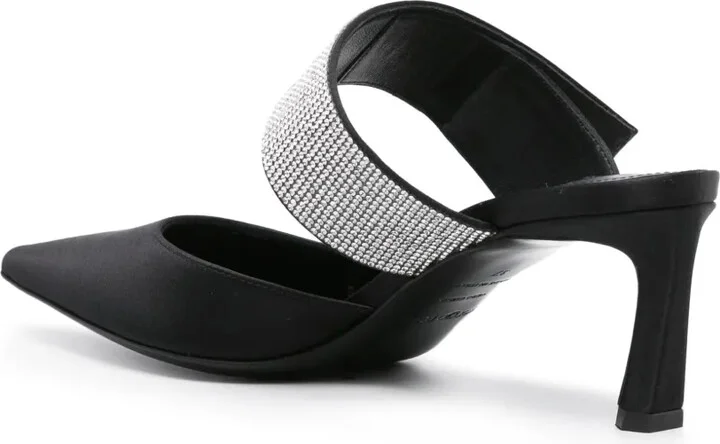 Paris 60mm satin mules - Image 3