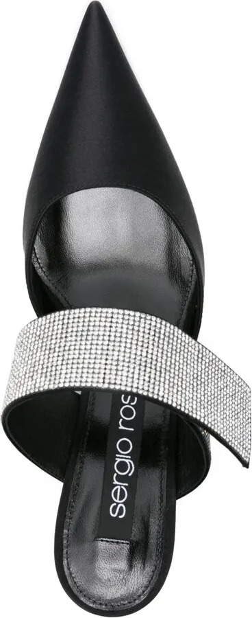 Paris 60mm satin mules - Image 4