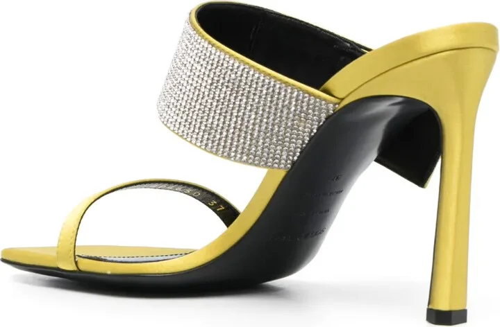 Paris 95mm satin sandals - Image 3