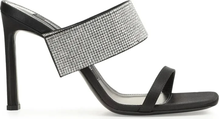 Paris 95mm silk mules