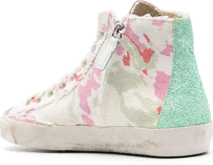Paris abstract-pattern print sneakers - Image 3