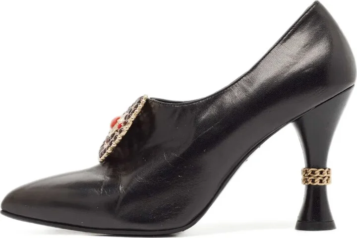 Paris-Dallas Gripoix Buckle pumps