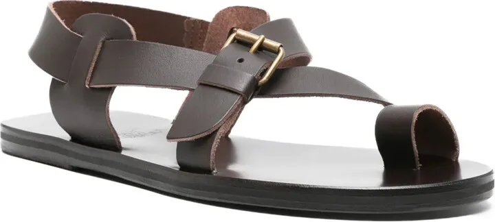 Paris flat leather sandals - Image 2